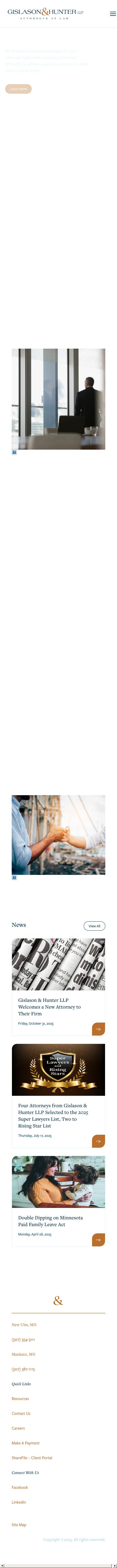 Gislason & Hunter LLP - New Ulm MN Lawyers