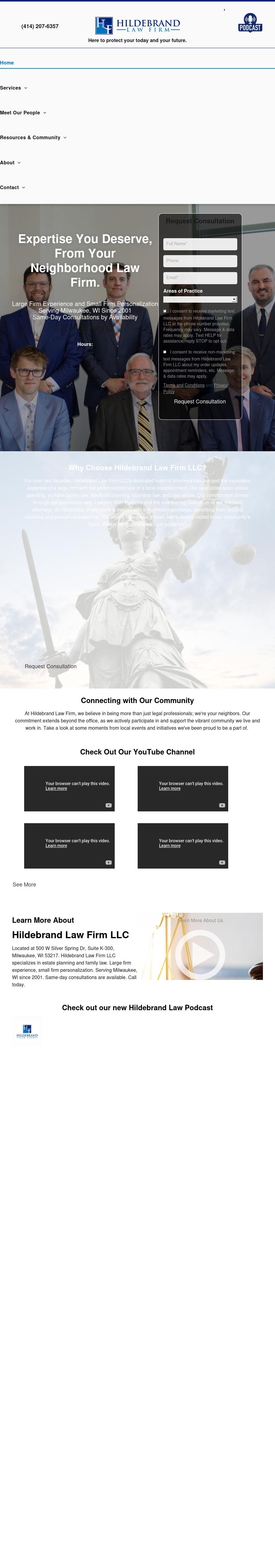 Hildebrand Law Firm, LLC - Milwaukee WI Lawyers