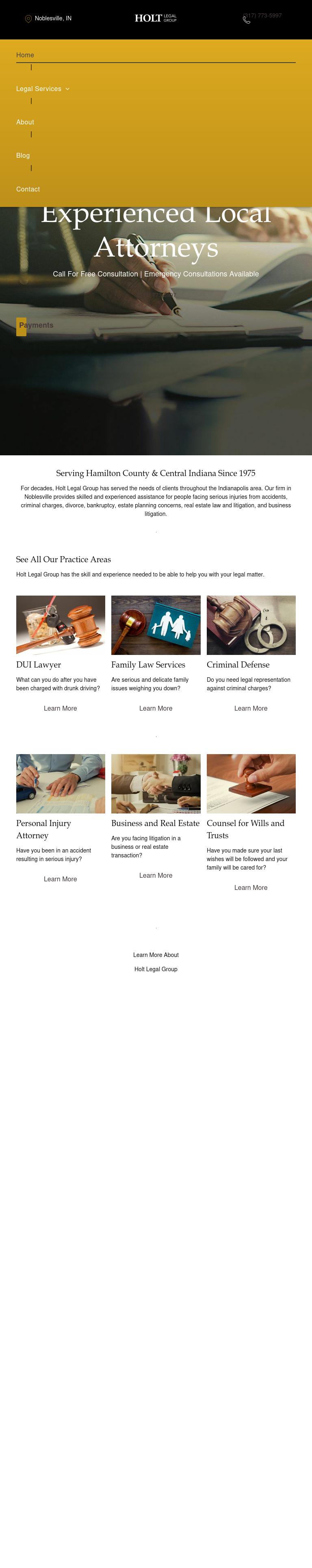 Holt Legal Group - Noblesville IN Lawyers