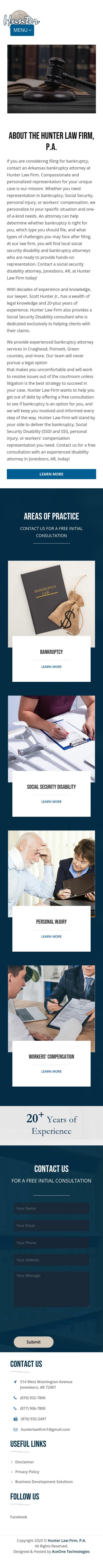 Hunter Law Firm, P.A. - Jonesboro AR Lawyers