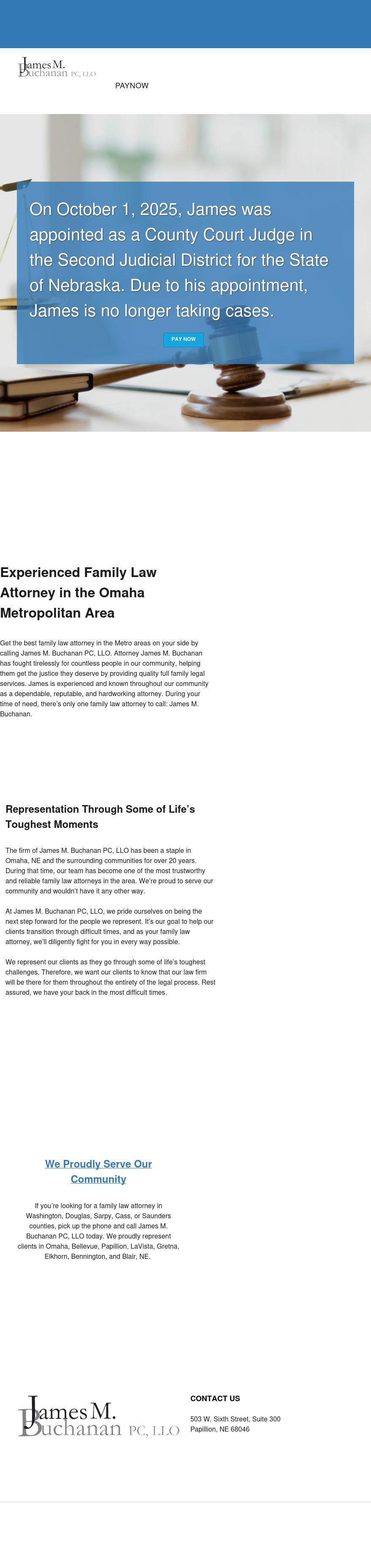 James M. Buchanan, P.C., L.L.O. - Omaha NE Lawyers