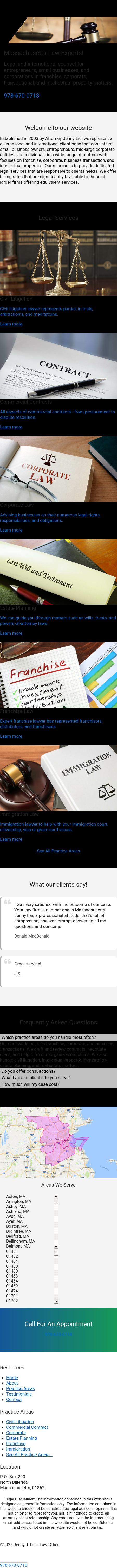 Juan Liu - N. Billerica MA Lawyers