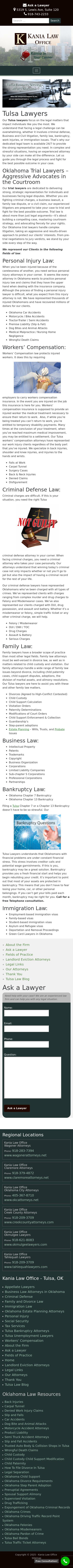 Kania Law Office: Tulsa Oklahoma Lawyers - Tulsa OK Lawyers
