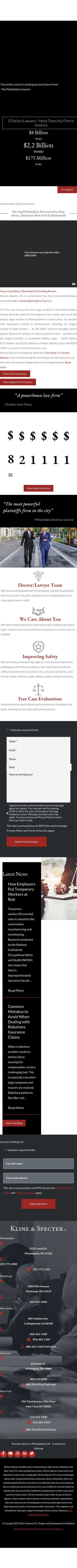 Kline & Specter PC - Philadelphia PA Lawyers