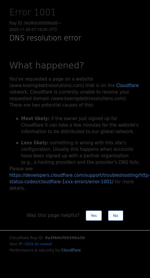 Koenig Debt Resolutions - Germantown WI Lawyers