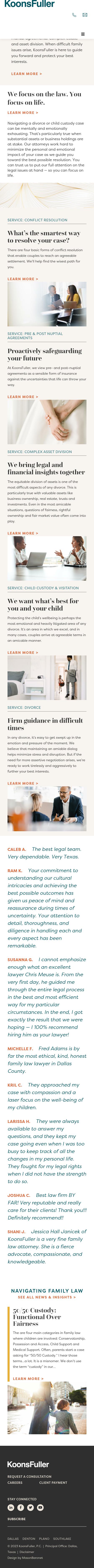 KoonsFuller P.C. - Dallas TX Lawyers