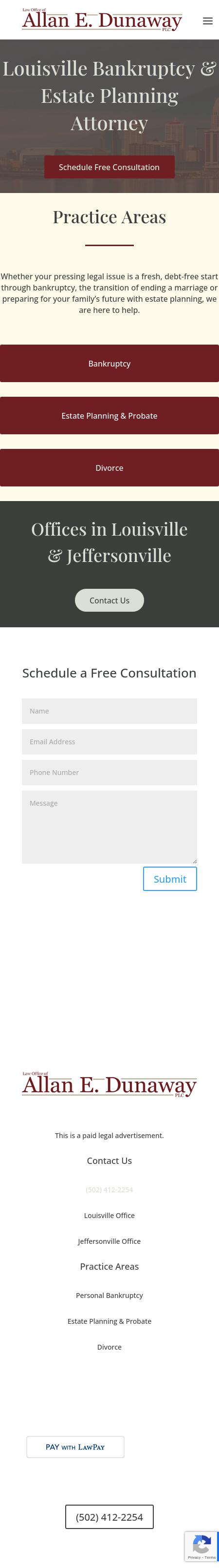 Law Office of Allan E. Dunaway, PLC - Louisville KY Lawyers