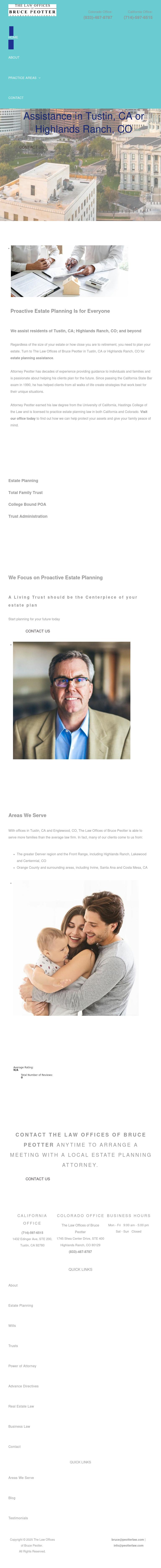 Law Office of Bruce Peotter - Tustin CA Lawyers
