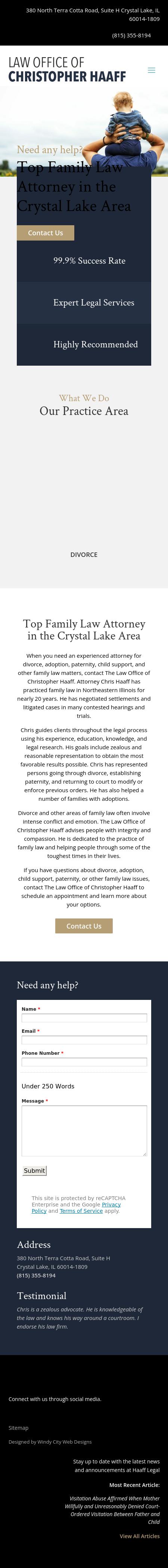 Law Office of Christopher Haaff - Crystal Lake IL Lawyers
