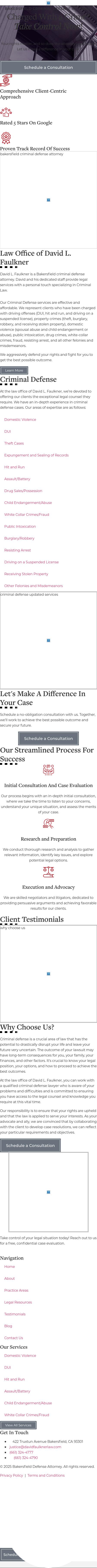 Law Office of David L. Faulkner - Bakersfield CA Lawyers