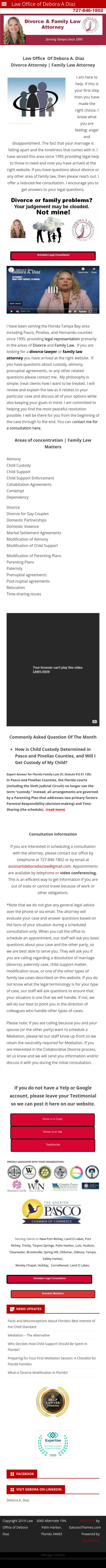 Law Office of Debora A. Diaz, PLLC - New Port Richey FL Lawyers