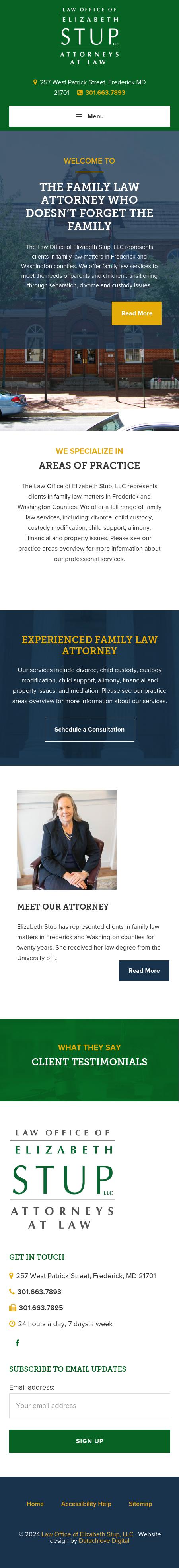 Law Office of Elizabeth Stup, LLC - Frederick MD Lawyers