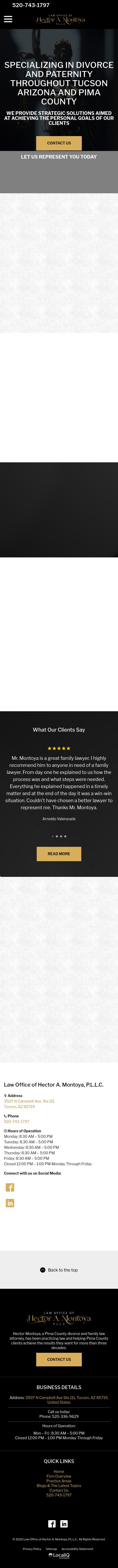 Law Office of Hector A. Montoya, P.L.L.C. - Tucson AZ Lawyers