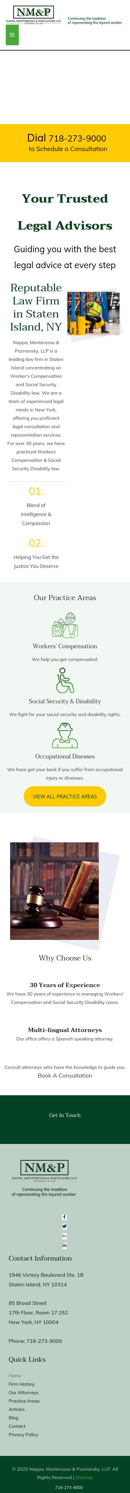 Law office of Jonathan H. Poznansky - Staten Island NY Lawyers