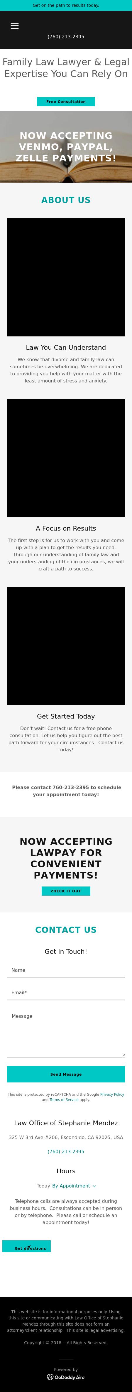 Law Office of Stephanie N. Mendez - Escondido CA Lawyers