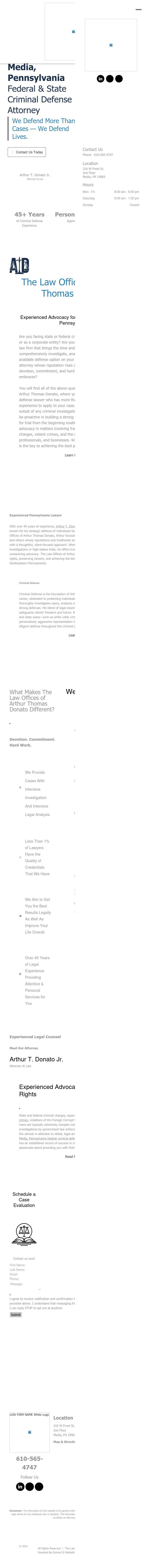 Law Offices of Arthur Thomas Donato - Media PA Lawyers