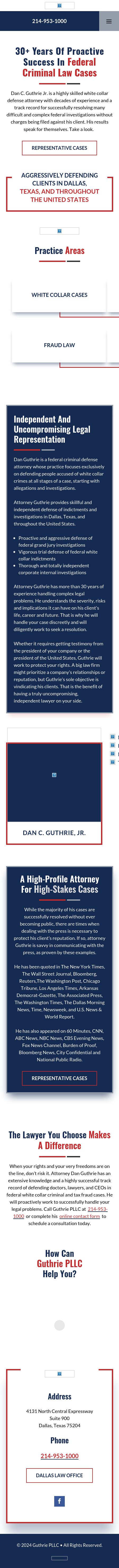 Law Offices of Dan C. Guthrie, Jr. - Dallas TX Lawyers
