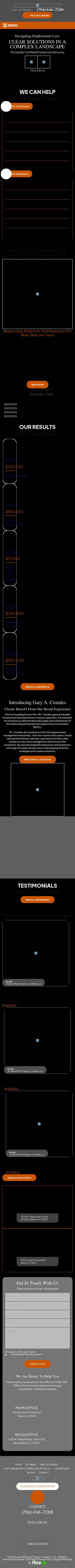 Law Offices of Gary A. Costales, P.A. - Miami FL Lawyers
