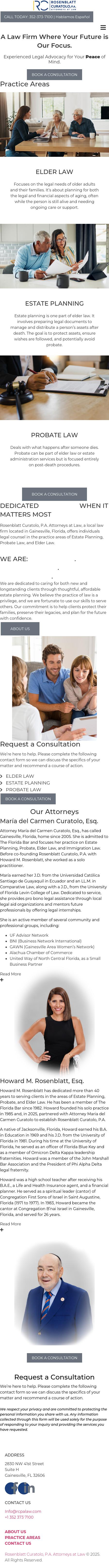 Law Offices of Howard M. Rosenblatt, P.A. - Gainesville FL Lawyers