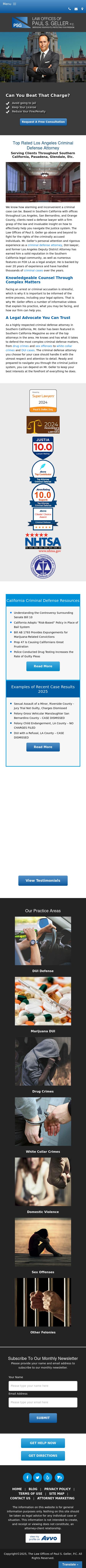 Law Offices of Paul S. Geller - Pasadena CA Lawyers