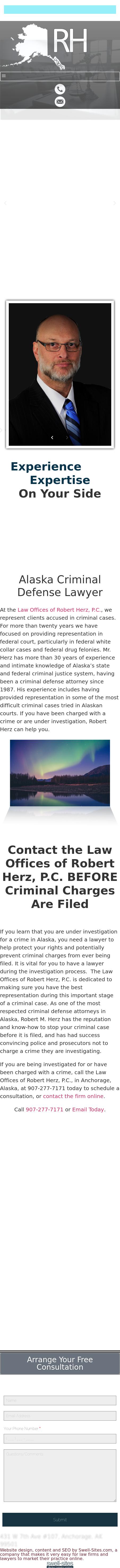 Law Offices of Robert Herz, P.C. - Anchorage AK Lawyers