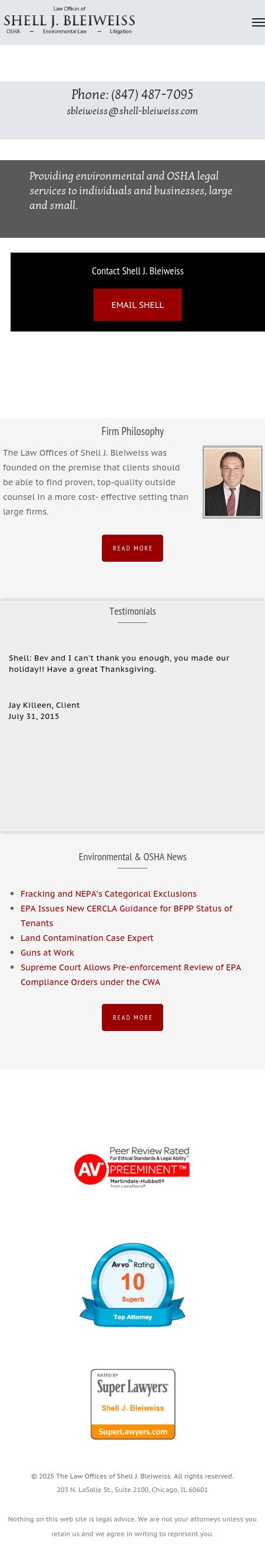 Law Offices of Shell J. Bleiweiss - Barrington IL Lawyers