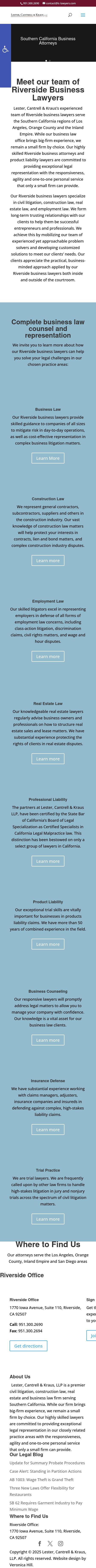 Lester & Cantrell, LLP - Newport Beach CA Lawyers