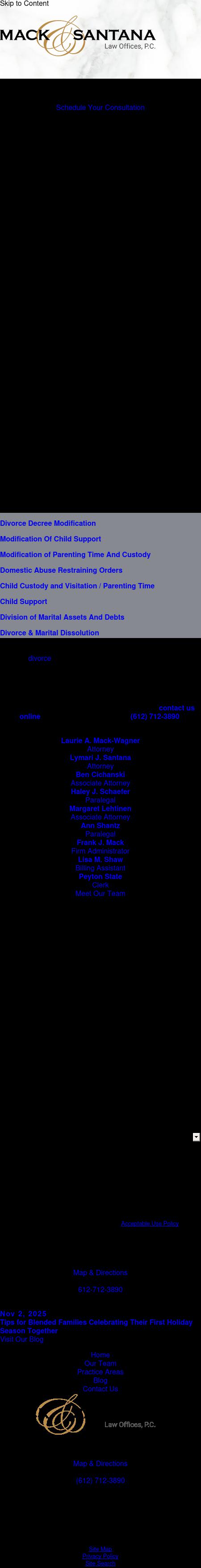 Mack & Santana Law Offices, P.C. - Prior Lake MN Lawyers