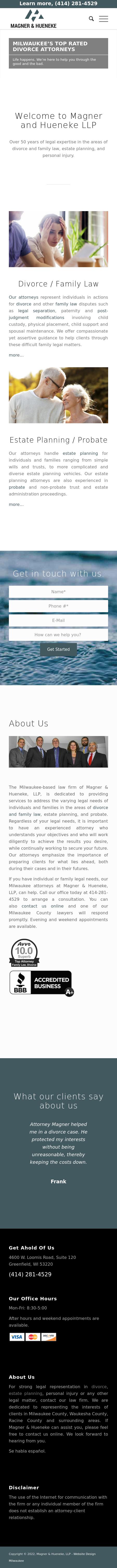 Magner, Hueneke, Smith & Borda, LLP - Milwaukee WI Lawyers