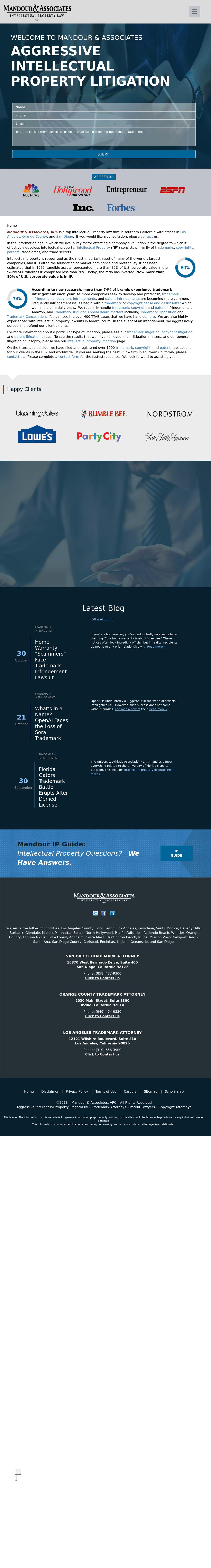 Mandour & Associates, APC - San Diego CA Lawyers