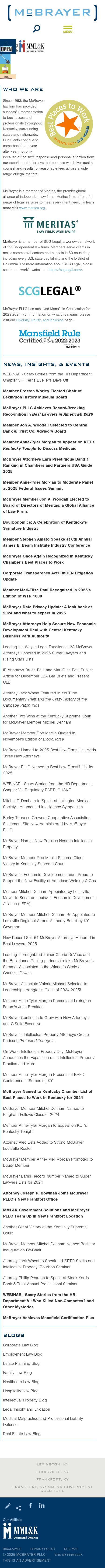 McBrayer, McGinnis, Leslie & Kirkland, PLLC - Greenup KY Lawyers