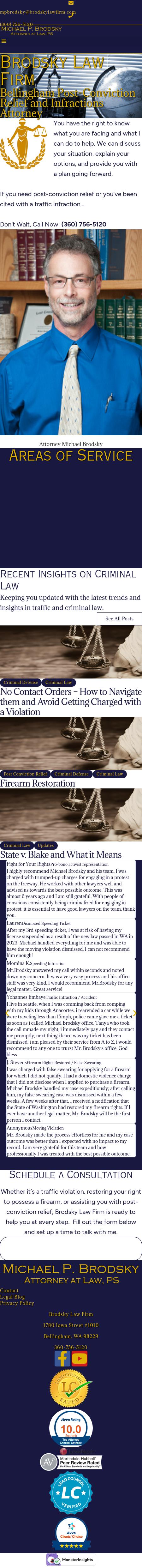 Michael P. Brodsky - Bellingham WA Lawyers