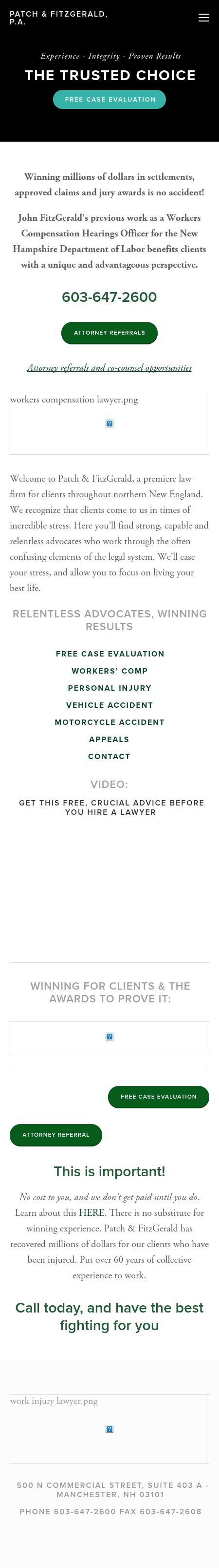 Patch & FitzGerald - Littleton  NH Lawyers