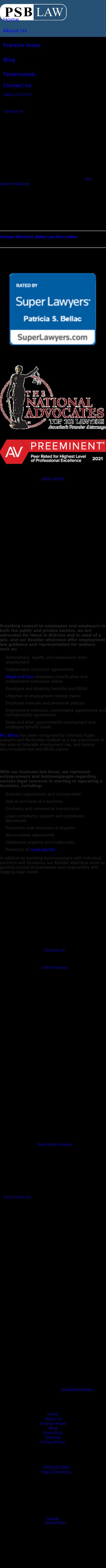 Patricia S. Bellac Law Firm, LLC - Boulder CO Lawyers