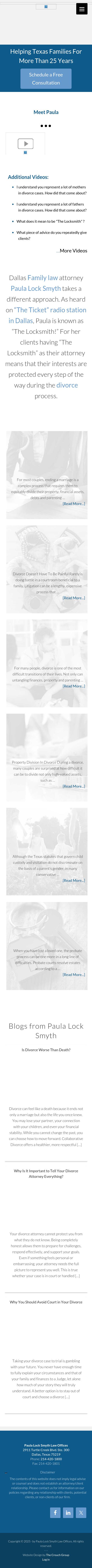 Paula Lock Smyth Law Offices - Dallas TX Lawyers