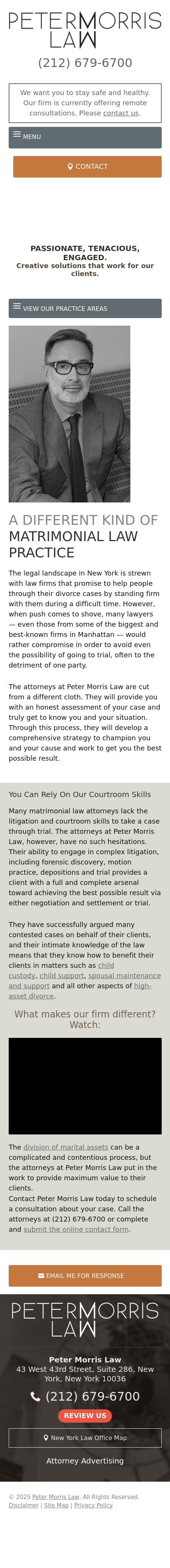 Peter Morris Law - New York  NY Lawyers