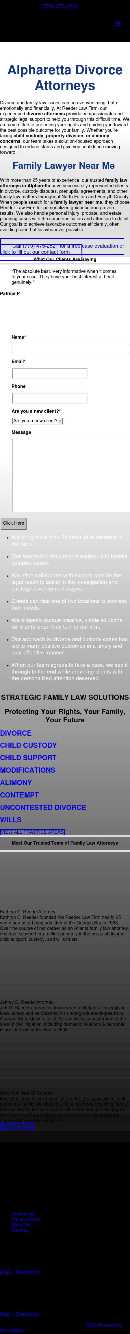 Reeder Law Firm - Alpharetta GA Lawyers