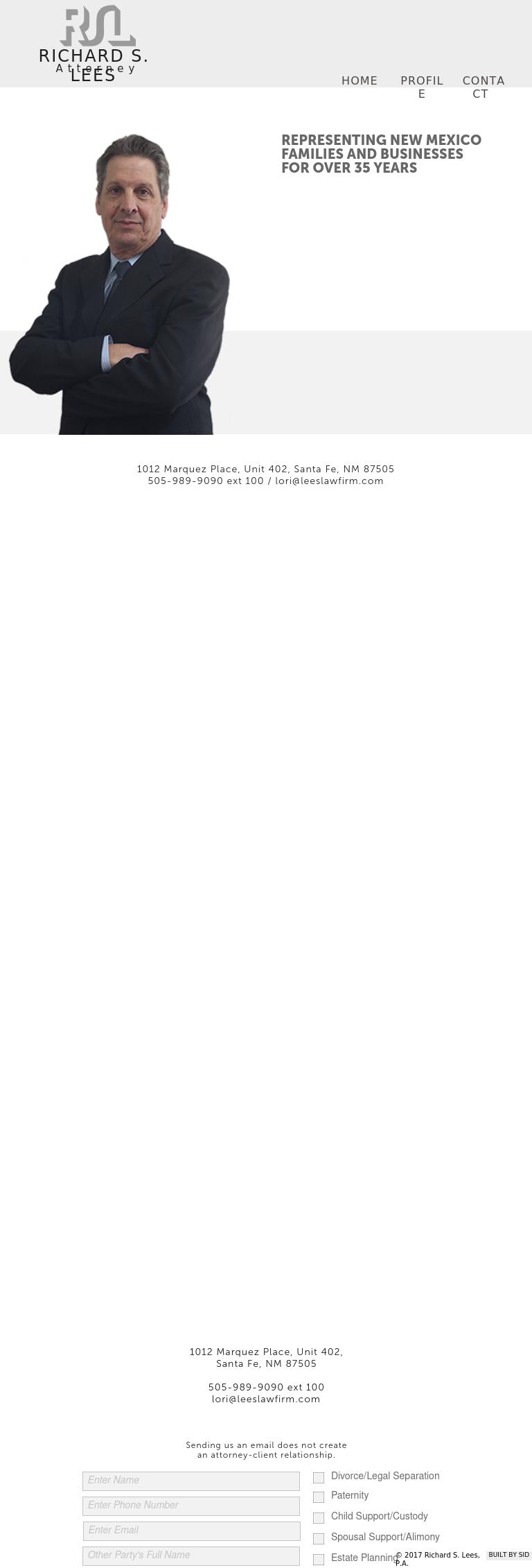 Richard S. Lees, P.A. - Santa Fe NM Lawyers