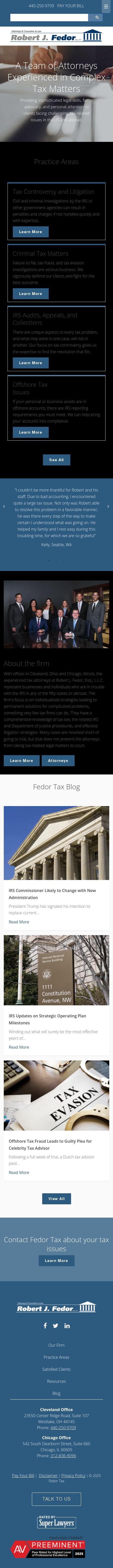 Robert J. Fedor, Esq., L.L.C. - Chicago IL Lawyers