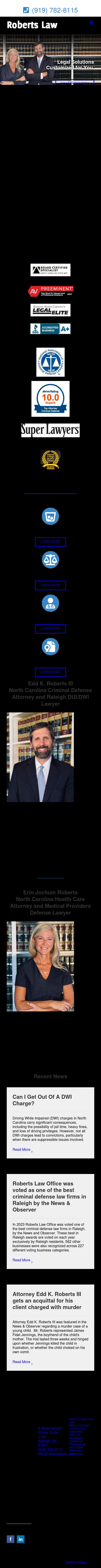 Roberts Law Office, PA - Raleigh NC Lawyers