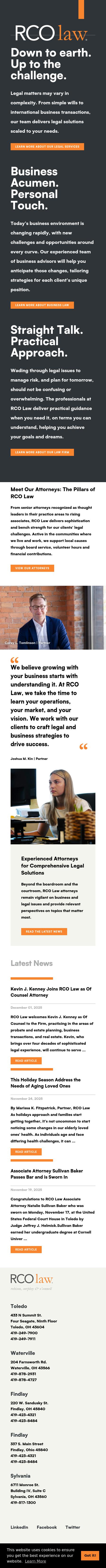 Robison, Curphey & O'Connell, LLC - Tecumseh MI Lawyers