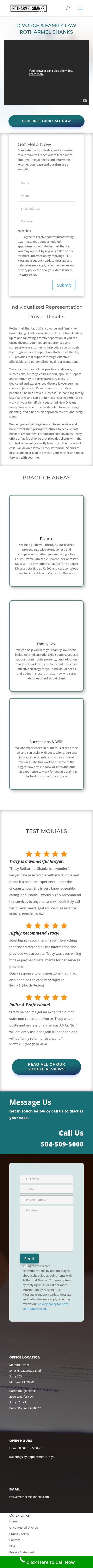 Rotharmel Shanks, LLC - New Orleans LA Lawyers