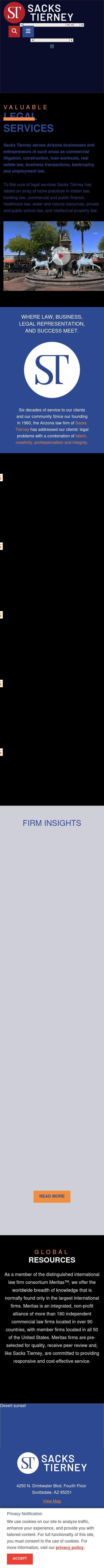 Sacks Tierney P.A. - Scottsdale AZ Lawyers