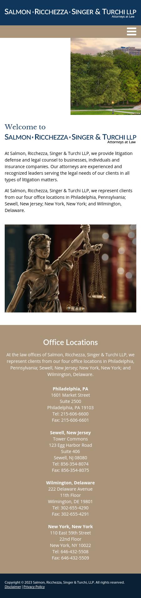 Salmon, Ricchezza, Singer & Turchi, LLP - Wilmington DE Lawyers