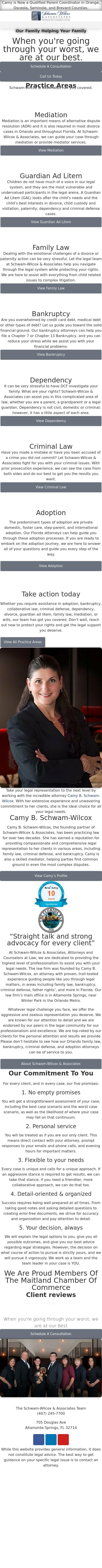 Schwam-Wilcox & Associates, Attorneys and Counselors at Law - Kissimmee FL Lawyers