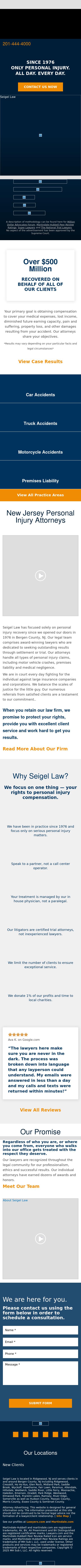 Seigel Law - Ridgewood NJ Lawyers