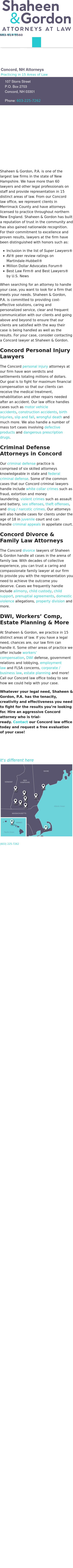 Shaheen & Gordon, P.A. - Concord NH Lawyers