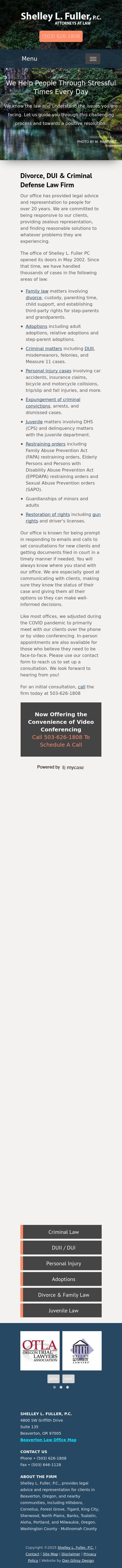 Shelley L. Fuller, P.C. - Beaverton OR Lawyers