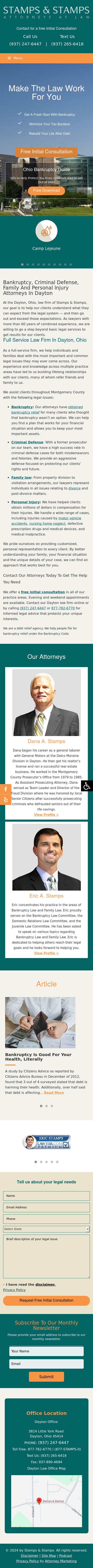 Stamps & Stamps, Attorneys at Law - Tipp City OH Lawyers