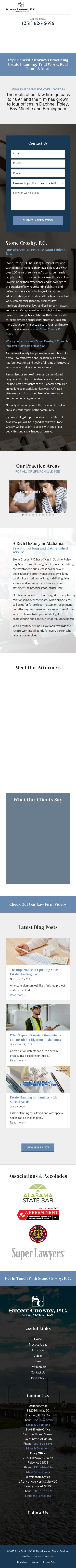Stone, Granade & Crosby, P.C. - Bay Minette AL Lawyers